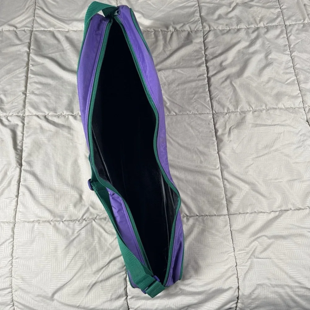 Balle De Match Racquet Bag Zip Case W Strap Nylon Vintage Tennis 90s Colorful